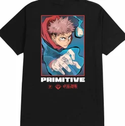 Jujutsu Kaisen - Jujutsu Kaisen x Primitive Yuji Black T-Shirt