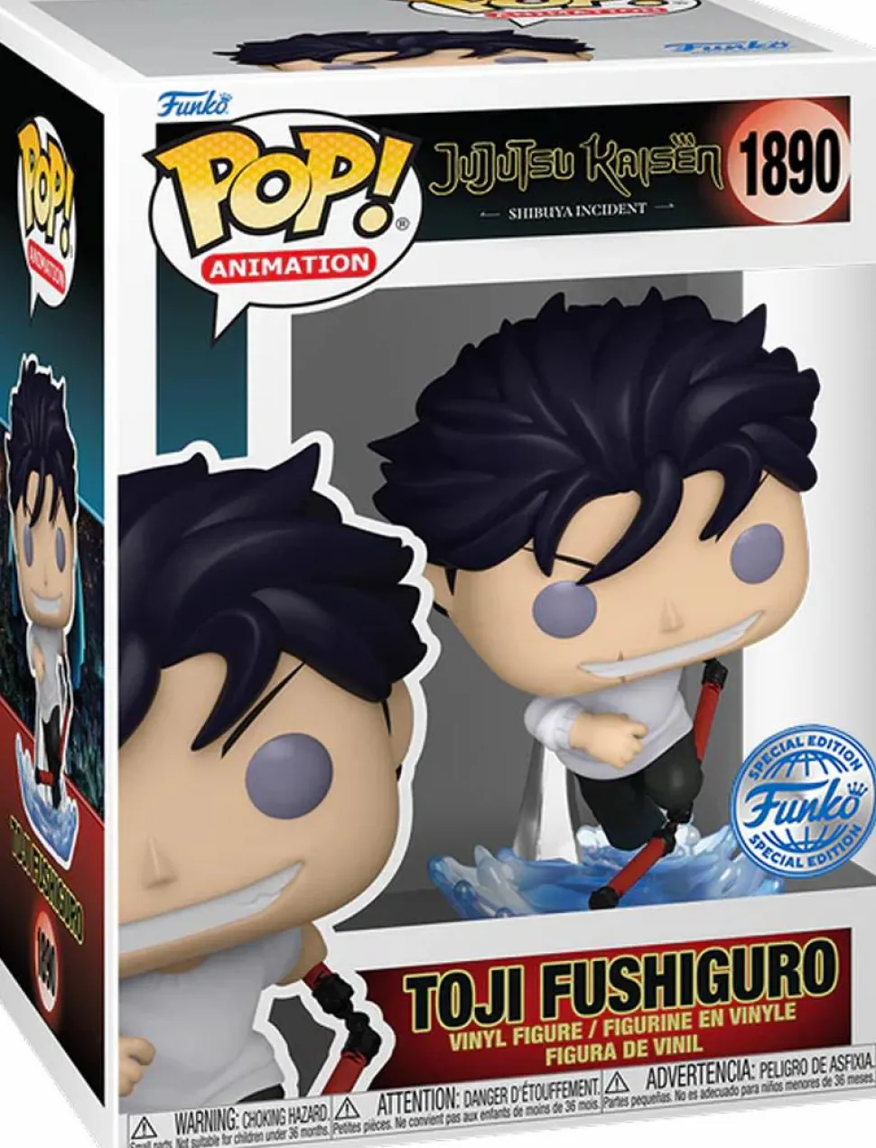 Jujutsu Kaisen - Toji Fushiguro (Possessed) Mystery Box (Includes Toji & 3 Exclusive Pop! Vinyl Figures)