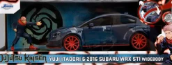 Jujutsu Kaisen - Yuji Itadori & 2016 Subaru WRX STI Widebody Anime Hollywood Rides 1/24th Scale Die-Cast Vehicle Replica