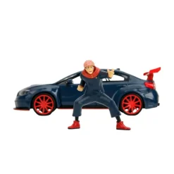 Jujutsu Kaisen - Yuji Itadori & 2016 Subaru WRX STI Widebody Anime Hollywood Rides 1/24th Scale Die-Cast Vehicle Replica