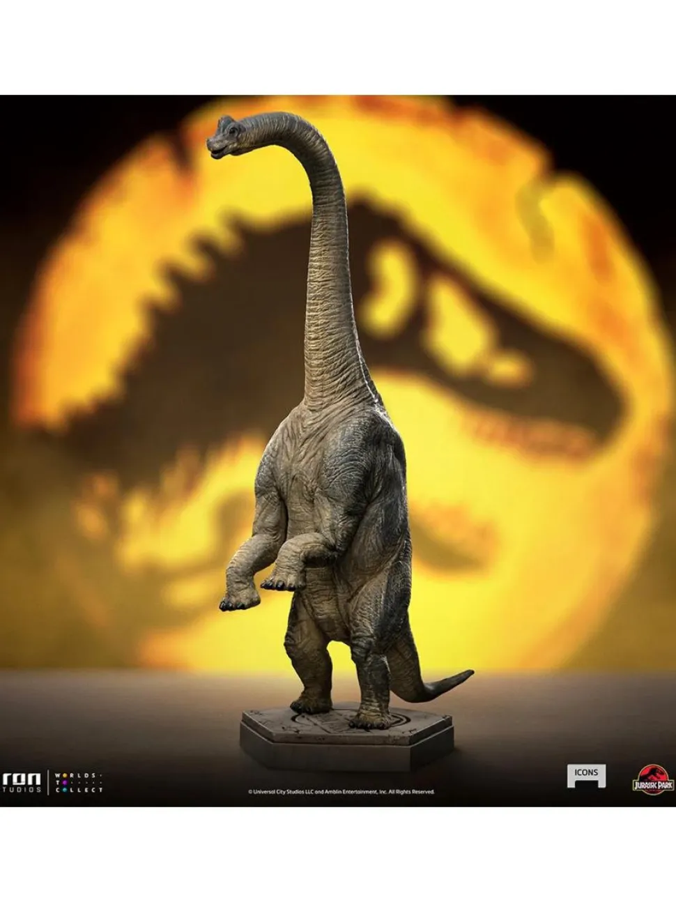 Jurassic Park - Brachiosaurus Icons 3.5” Statue