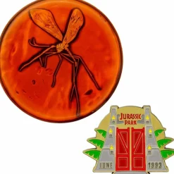 Jurassic Park - Enamel Medallion & Pin Badge Limited Edition Collector's Set