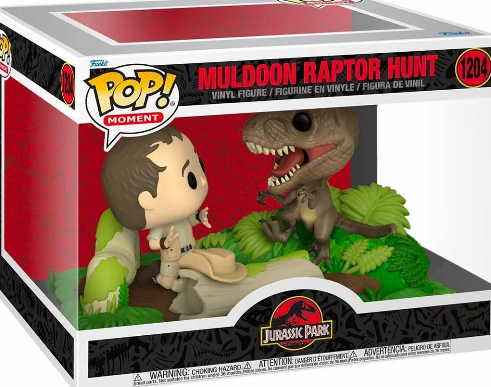 Jurassic Park - Muldoon Raptor Hunt Movie Moments Pop! Vinyl Figure
