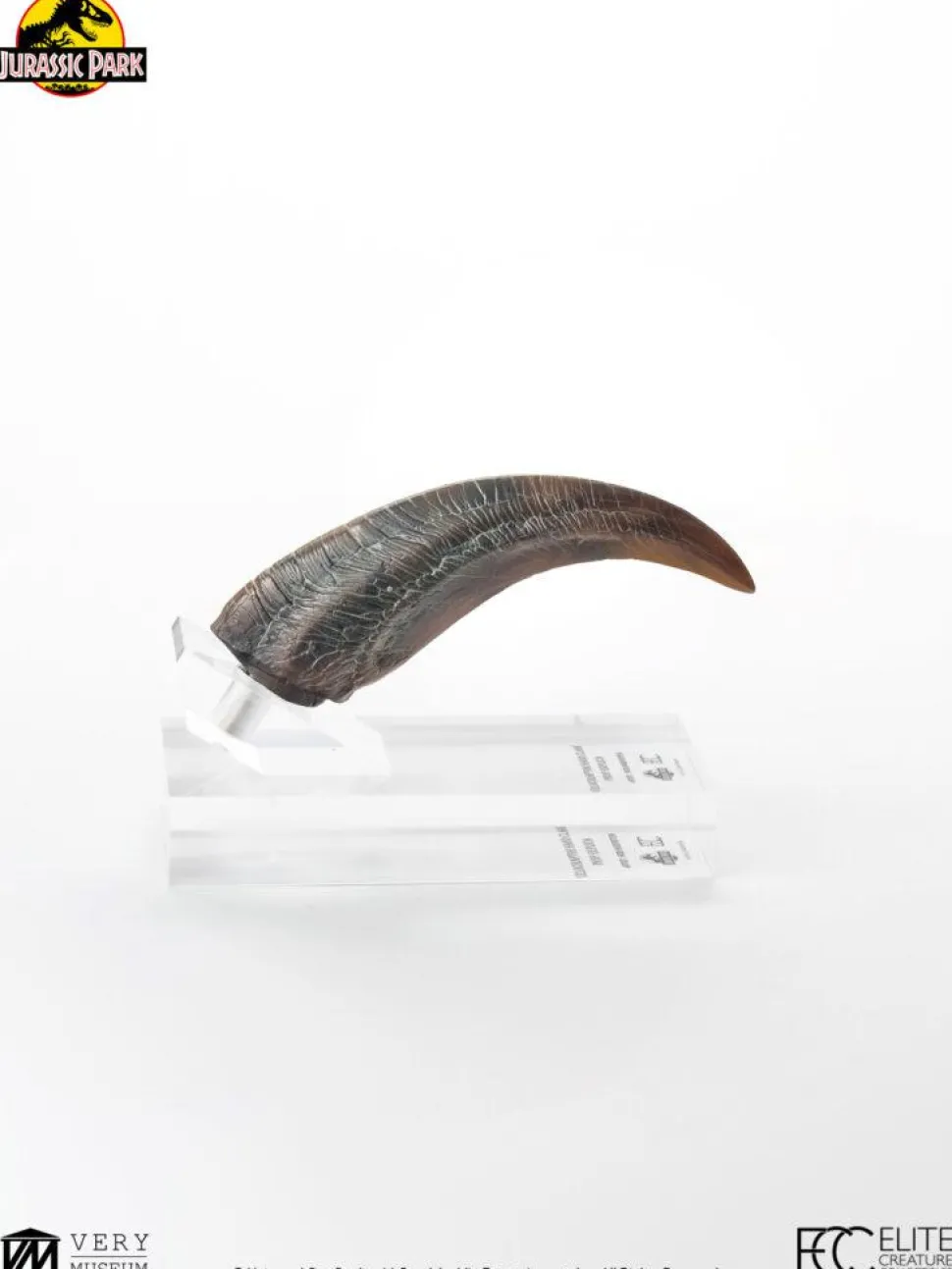 Jurassic Park - Screen Used Velociraptor Hand Claw Reproduction 1:1 Scale Life-Size Prop Replica