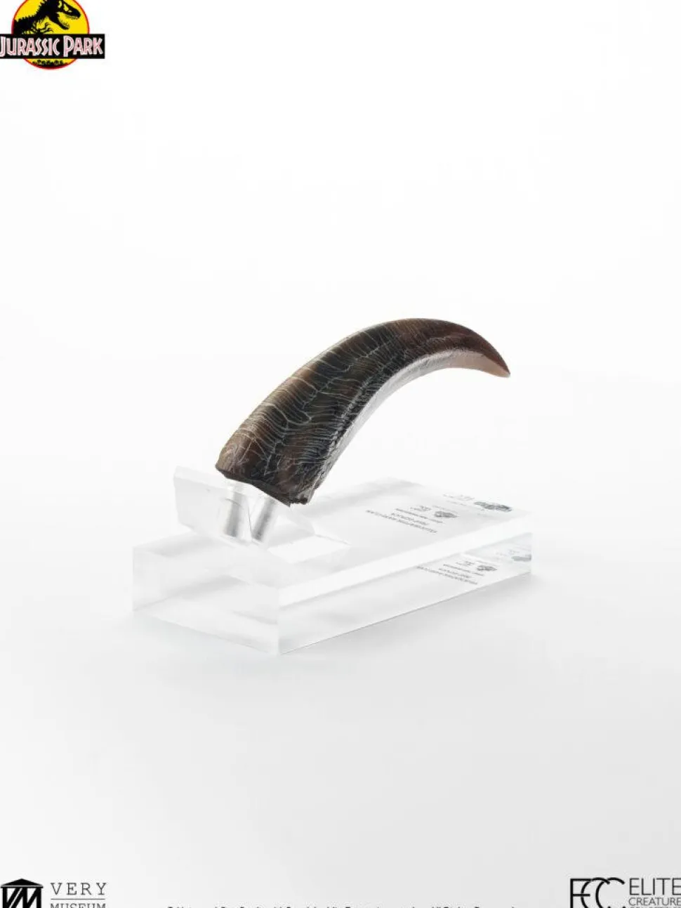 Jurassic Park - Screen Used Velociraptor Hand Claw Reproduction 1:1 Scale Life-Size Prop Replica