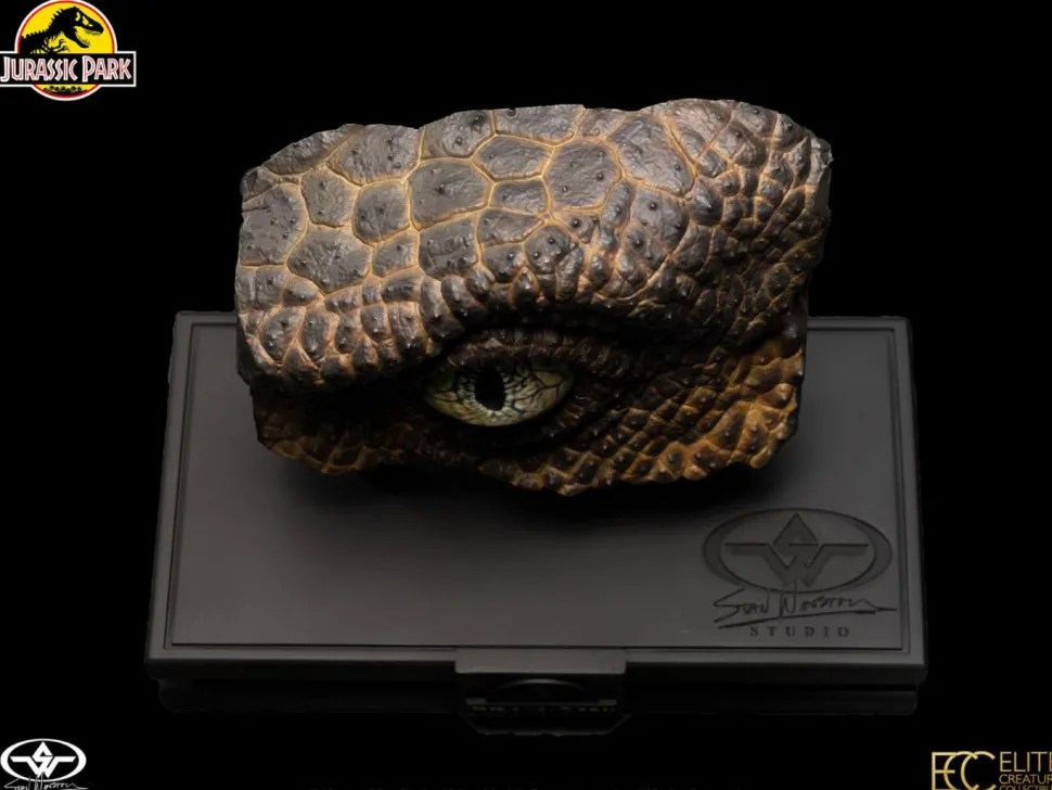 Jurassic Park - Screen Used Velociraptor Eye Reproduction 1:1 Scale Life-Size Prop Replica