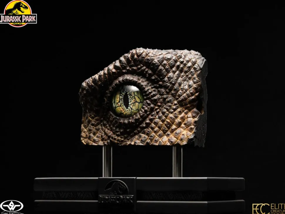 Jurassic Park - Screen Used Velociraptor Eye Reproduction 1:1 Scale Life-Size Prop Replica