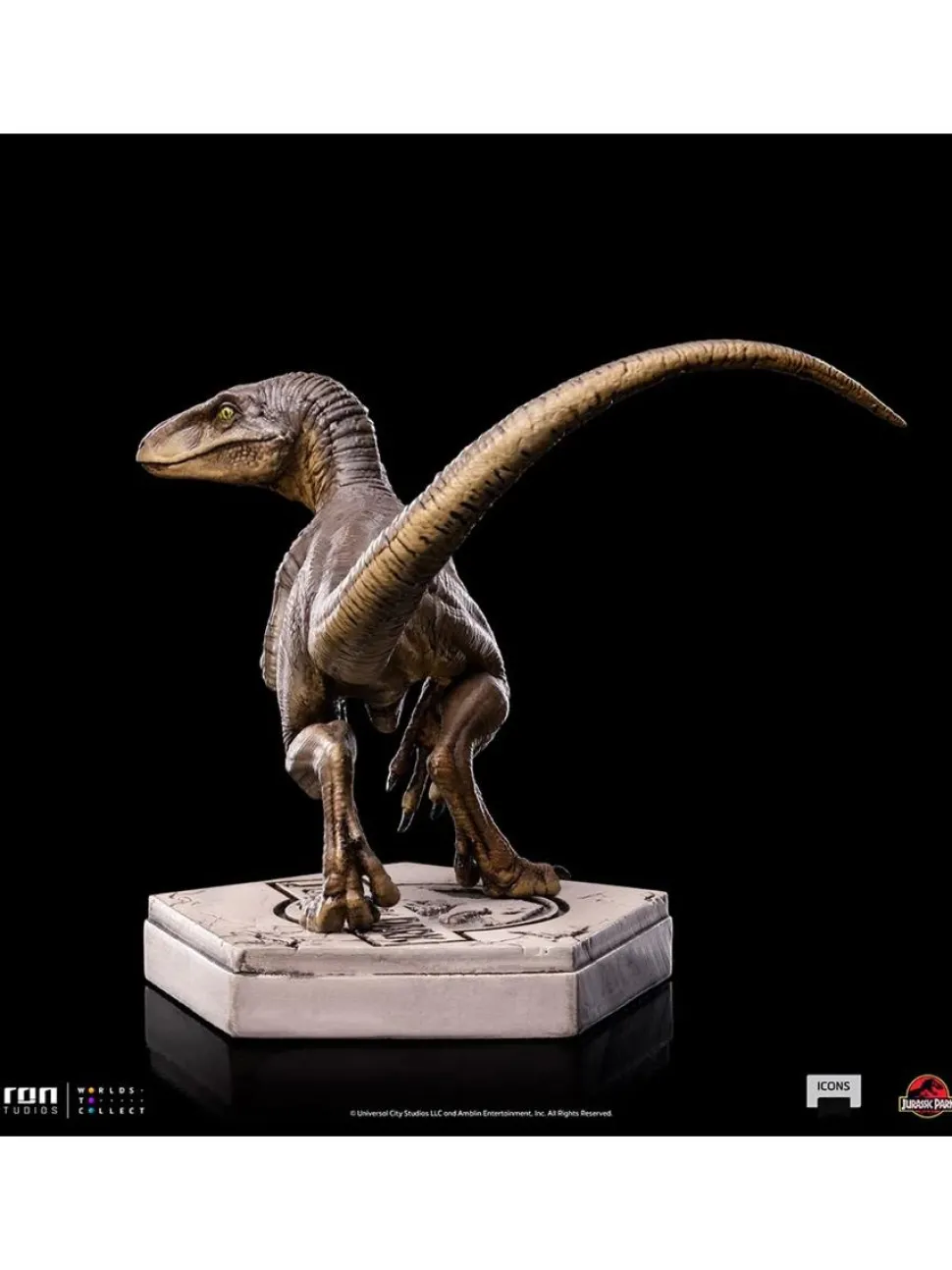 Jurassic Park - Velociraptor C Icons 3.5” Statue