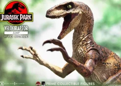 Jurassic Park - Velociraptor Jump 1/10th Scale Statue