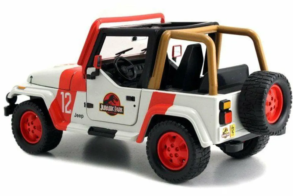 Jurassic World - 1992 Jeep Wrangler 1/24th Scale Hollywood Rides Die-Cast Vehicle Replica