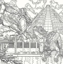 Jurassic World - Colouring Book Paperback