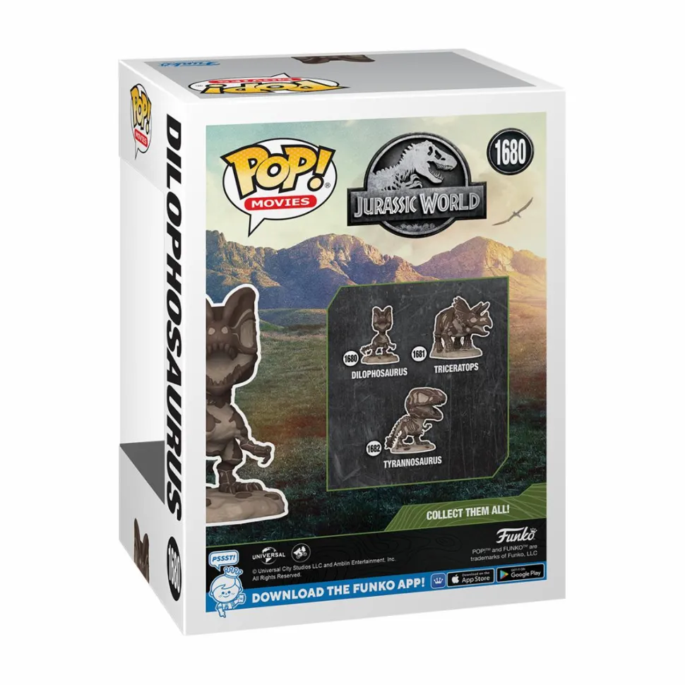 Jurassic World - Dilophosaurus Fossil Pop! Vinyl Figure