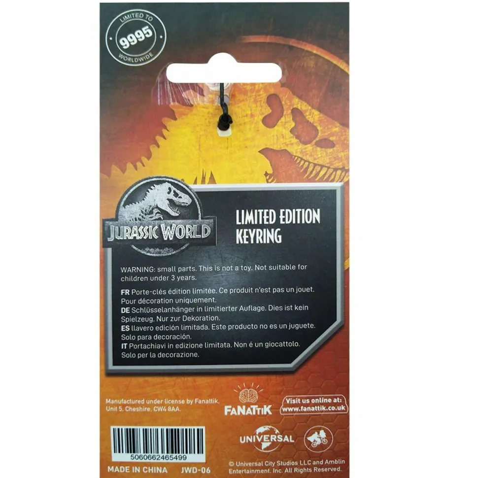 Jurassic World - DNA Excavation Zone Limited Edition Metal Keyring