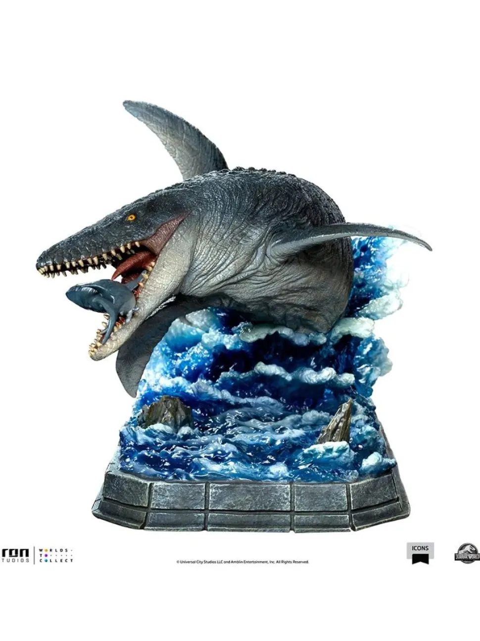 Jurassic World - Mosasaurus Icons 6” Statue