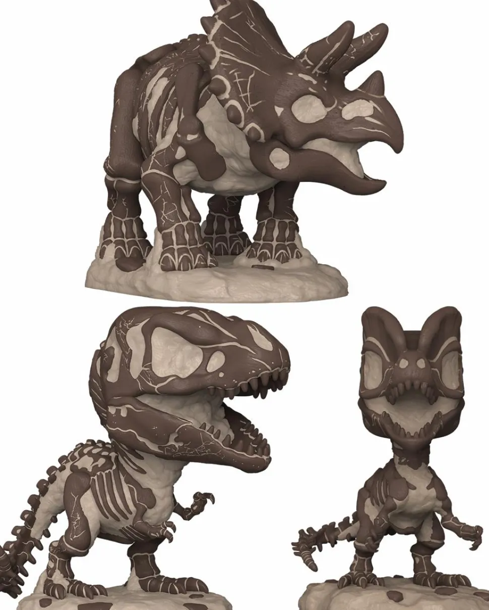 Jurassic World - The Fossil Collection Pop! Vinyl Bundle (Set of 3)
