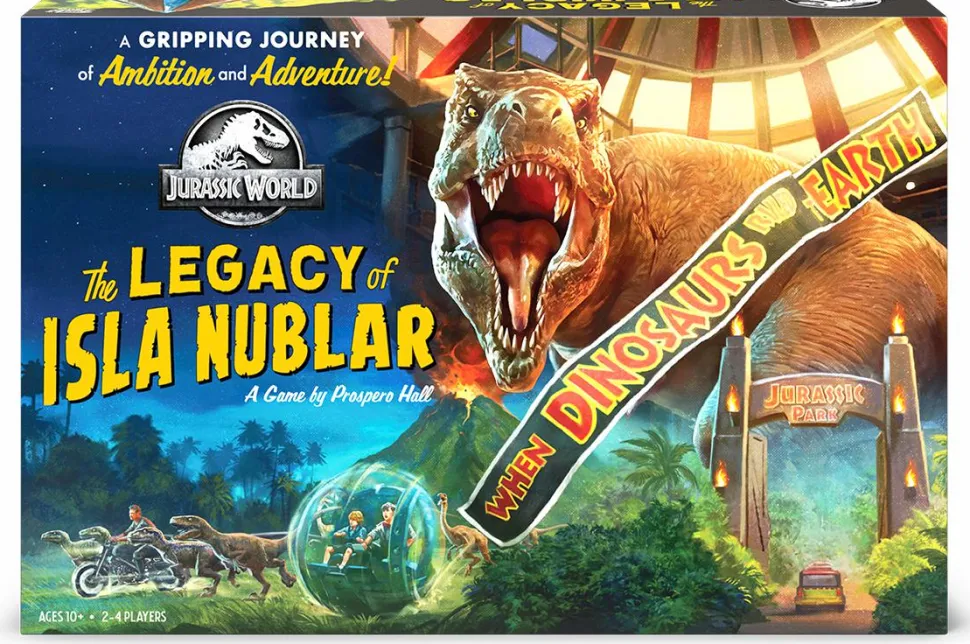Jurassic World - The Legacy of Isla Nublar Board Game