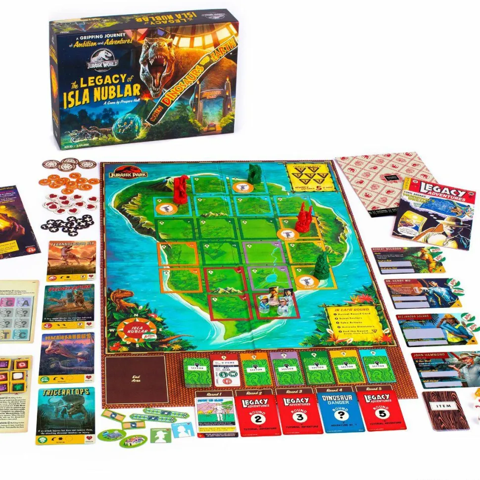 Jurassic World - The Legacy of Isla Nublar Board Game