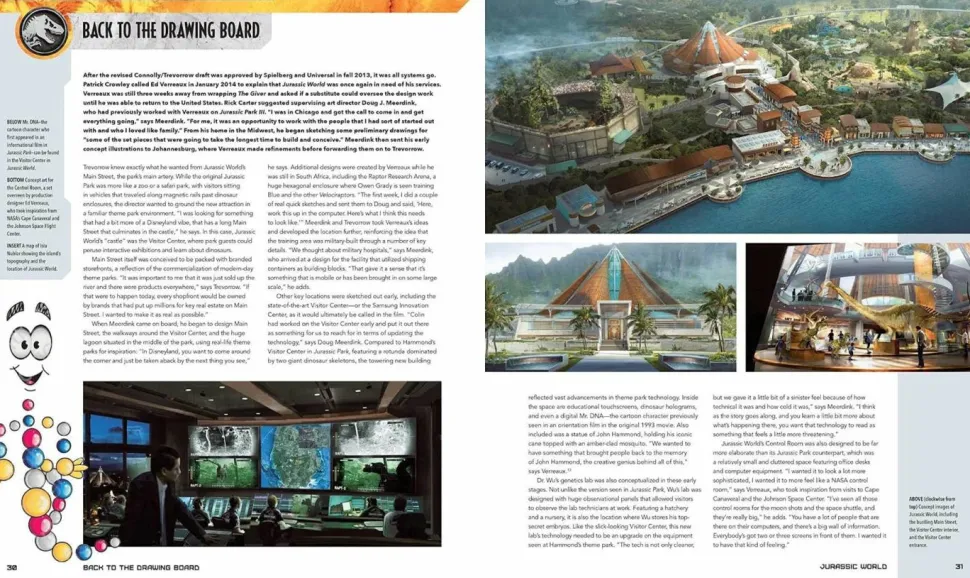 Jurassic World - The Ultimate Visual History Hardcover Book