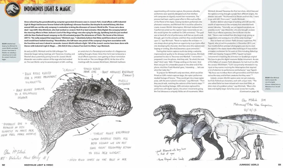 Jurassic World - The Ultimate Visual History Hardcover Book