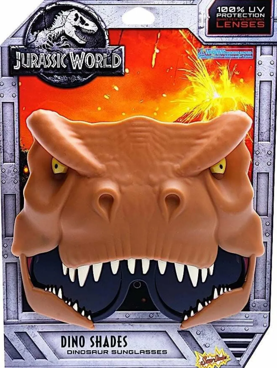 Jurassic World - T-Rex Sun-Staches Sunglasses (One Size)