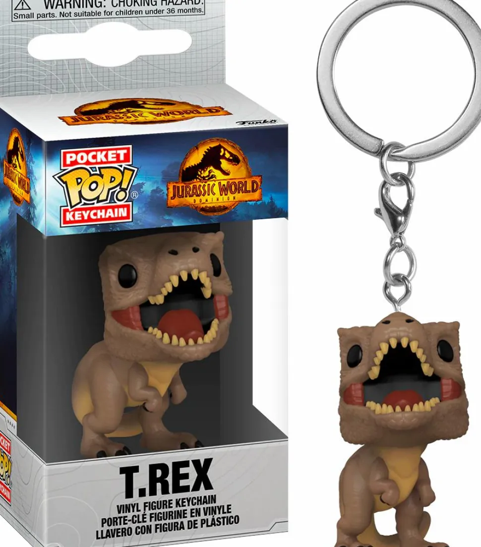 Jurassic World: Dominion - T- Rex Pocket Pop! Vinyl Keychain