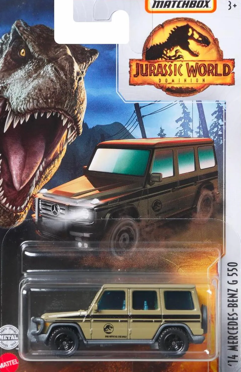 Jurassic World Dominion - ’14 Mercedes-Benz G 550 Matchbox 1/64th Scale Die-Cast Vehicle Replica