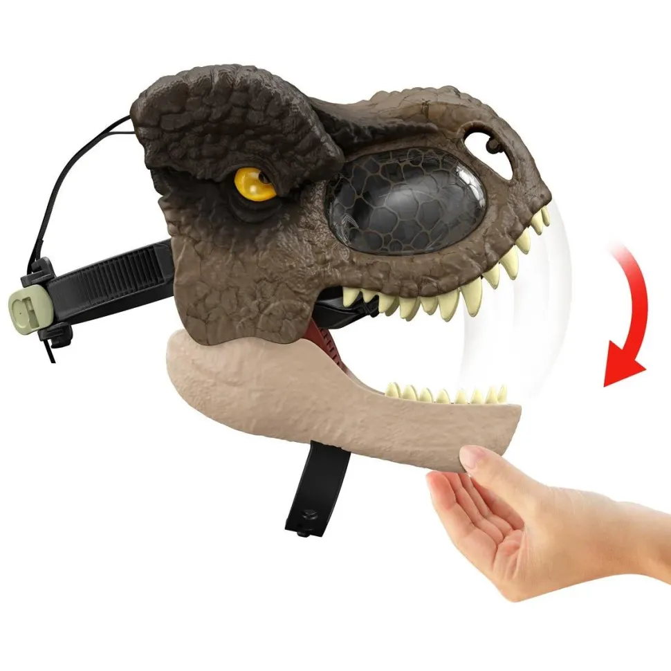 Jurassic World Dominion - Tyrannosaurus Rex Chomp 'N Roar Electronic Roleplay Mask (INT SALES ONLY)