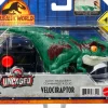 Jurassic World Dominion - Green Velociraptor Uncaged Click Tracker 6” Electronic Toy