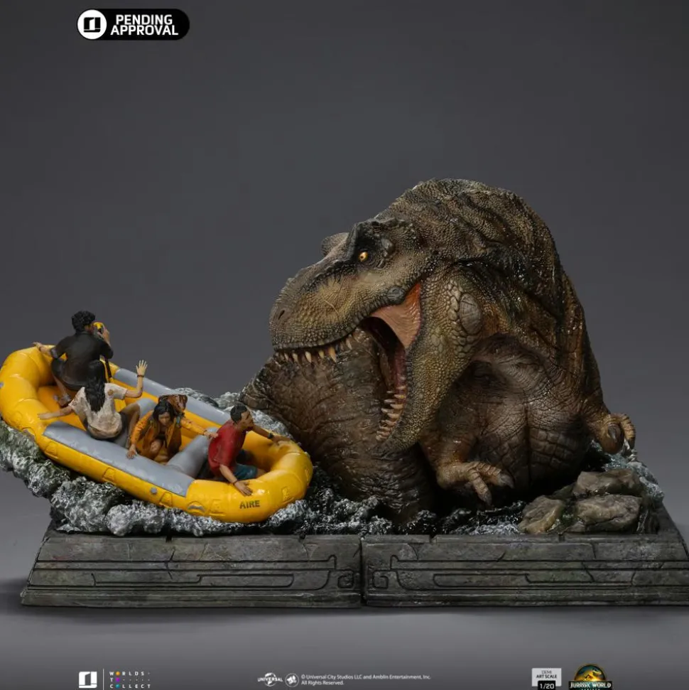 Jurassic World: Rebirth (2025) - T-Rex River Attack 1/20th Scale Diorama Statue