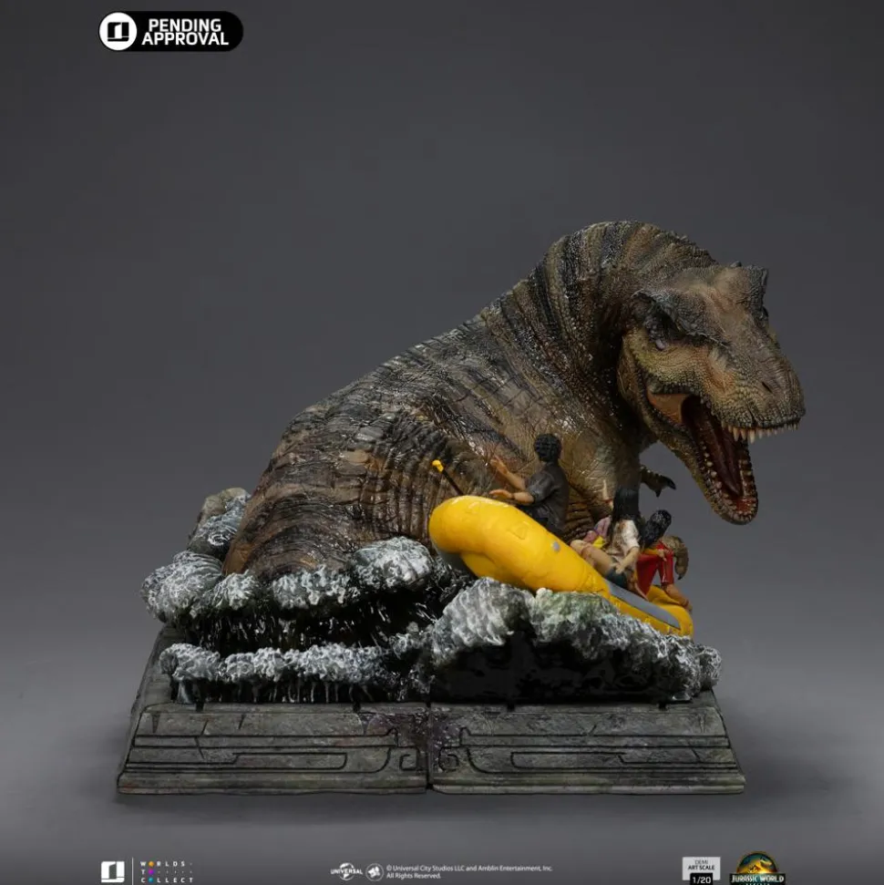Jurassic World: Rebirth (2025) - T-Rex River Attack 1/20th Scale Diorama Statue