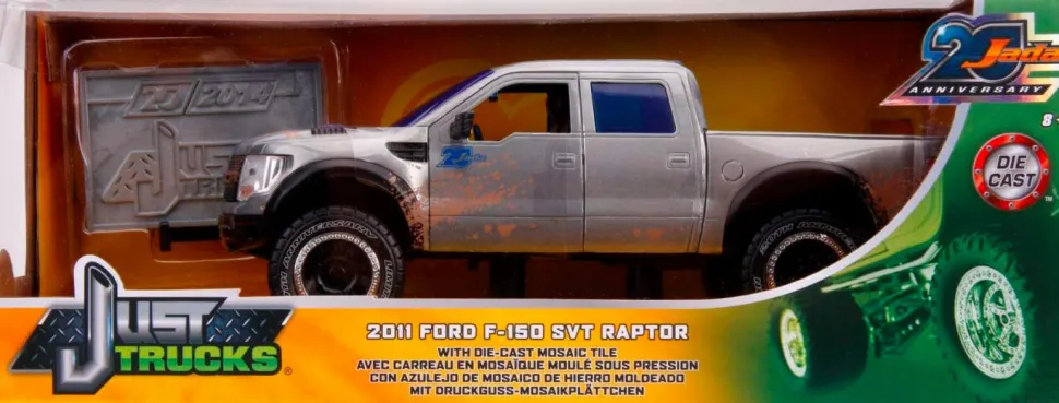 Just Trucks - 2011 Ford F-150 SVT Raptor with Mosaic Tile 20th Anniversary 1/24th Scale Die-Cast Vehicle Replica