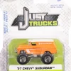 Just Trucks - Orange 1957 Chevy Suburban 1/64th Scale Die-Cast Vehicle Replica (Wave 21)