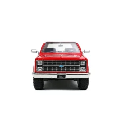 Just Trucks - Red & White 1980 Chevy Blazer with Tyre Rack 1/24th Scale Die-Cast Vehicle Replica