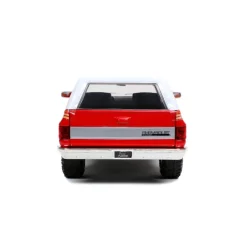 Just Trucks - Red & White 1980 Chevy Blazer with Tyre Rack 1/24th Scale Die-Cast Vehicle Replica