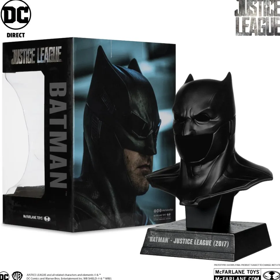 Justice League (2017) - Batman Cowl 1/3rd Scale Replica PVC Statue