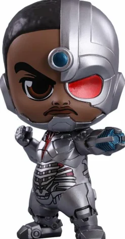 Justice League (2017) - Cyborg Cosbaby 3.75” Hot Toys Bobble Head Figure