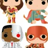 Justice League (2017) - Justice For All 4” Pop! Enamel Pin Bundle (Set of 4)