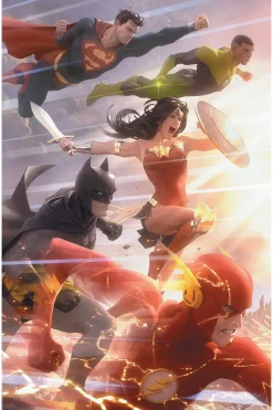 Justice League - Justice League #49 Fine Art Print by Alex Garner