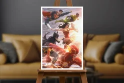 Justice League - Justice League #49 Fine Art Print by Alex Garner