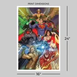 Justice League - Justice League #14 (2018) Variant Cover Fine Art Print by Stjepan Sejic