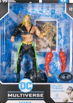 Justice League of America - Aquaman DC Multiverse 7" Scale Action Figure (Plastic Man Build-A-Figure)