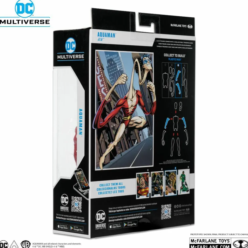 Justice League of America - Aquaman DC Multiverse 7" Scale Action Figure (Plastic Man Build-A-Figure)