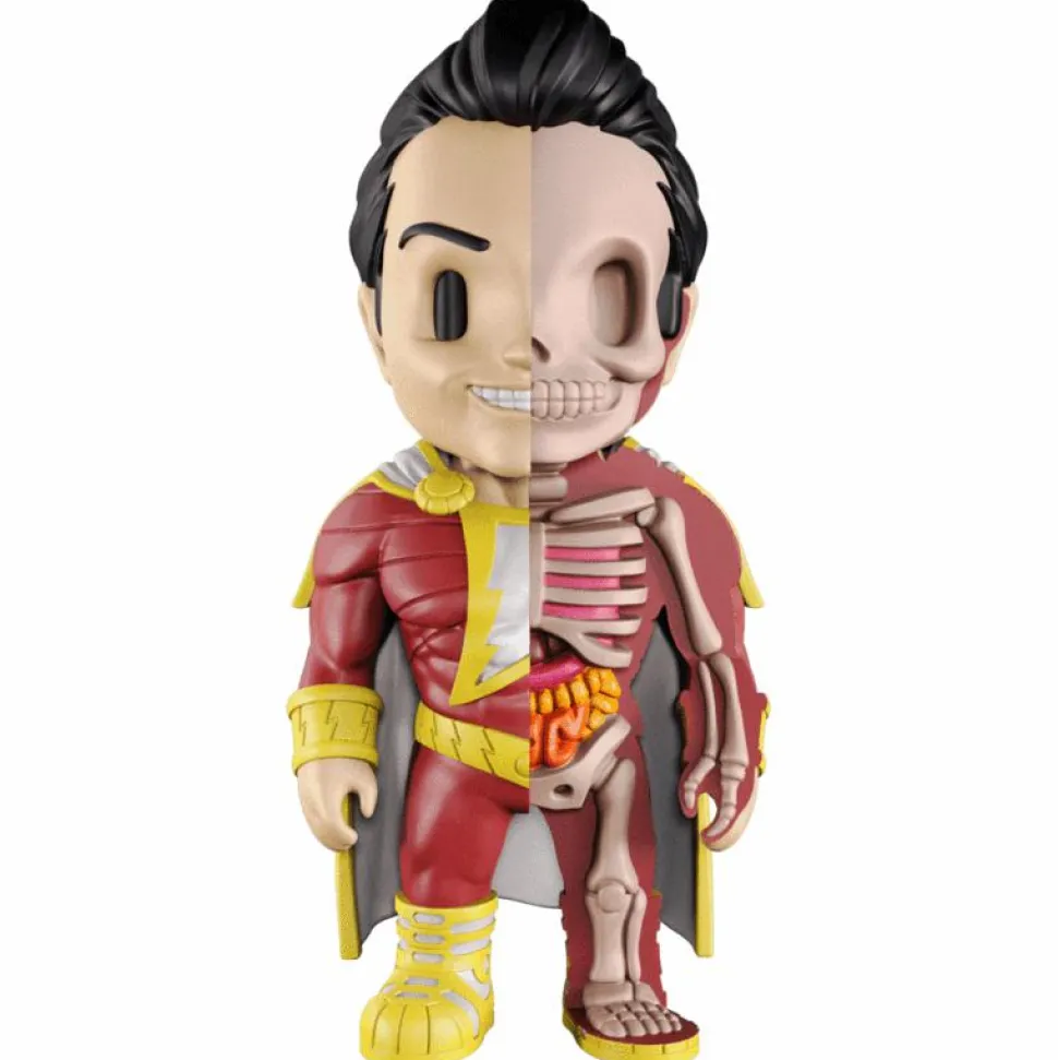 Justice League of America - Shazam XXRay 4” Vinyl Figure by Jason Freeny