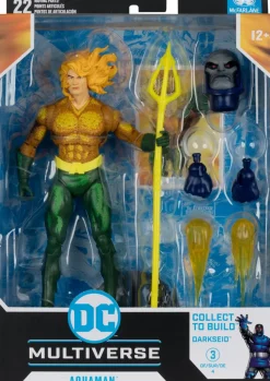Justice League Task Force (1995) - Aquaman DC Multiverse 7" Scale Action Figure (Darkseid Build-A-Figure)