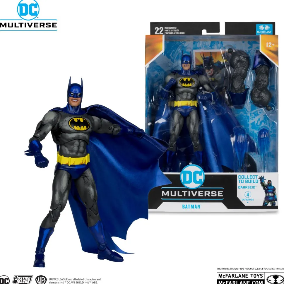 Justice League Task Force (1995) - Batman DC Multiverse 7" Scale Action Figure (Darkseid Build-A-Figure)