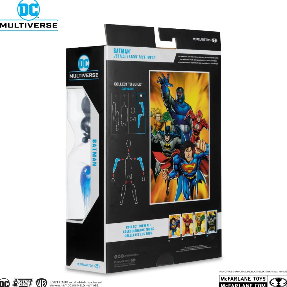 Justice League Task Force (1995) - Batman DC Multiverse 7" Scale Action Figure (Darkseid Build-A-Figure)