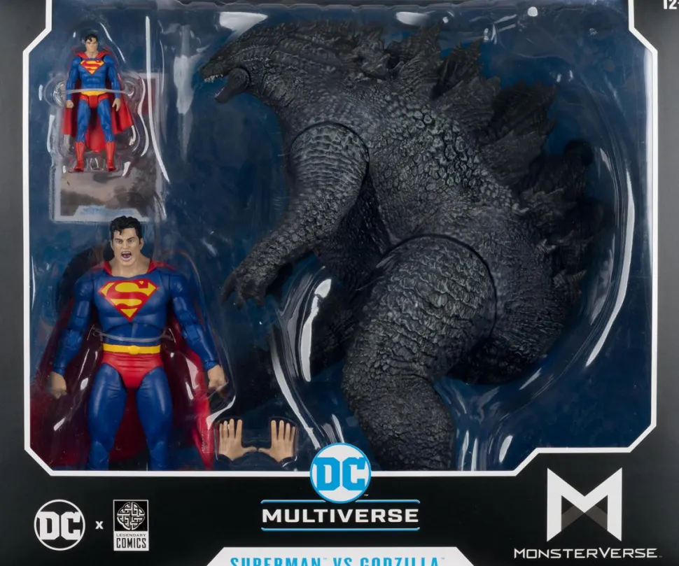 Justice League vs. Godzilla vs. Kong - Superman vs. Godzilla DC Multiverse 7" Scale Action Figure 2-Pack