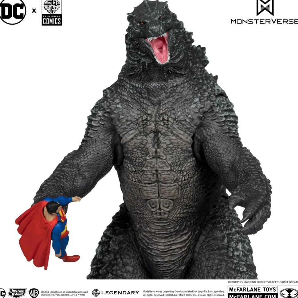 Justice League vs. Godzilla vs. Kong - Superman vs. Godzilla DC Multiverse 7" Scale Action Figure 2-Pack