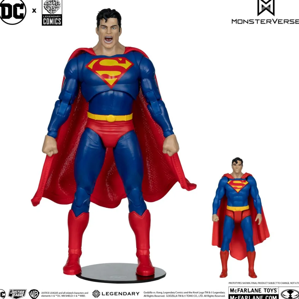 Justice League vs. Godzilla vs. Kong - Superman vs. Godzilla DC Multiverse 7" Scale Action Figure 2-Pack