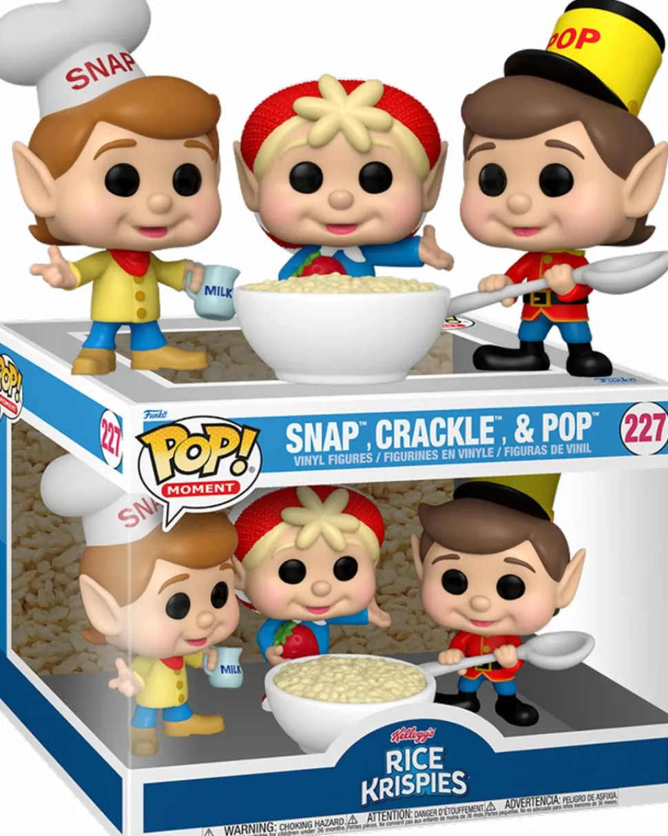 Kellogg's - Snap, Crackle, & Pop Rice Krispies Pop! Moment Vinyl Figure